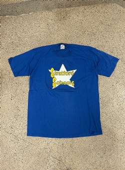 Sportif Vintage Stratford schools tee XL, Blue