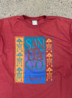 Sportif Vintage Santiago tee Red