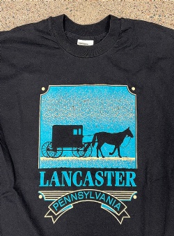 Sportif Vintage Lancaster Pennsylvania tee XL, Black