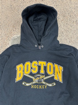 Sportif Vintage Boston Hockey hood XXL, Black