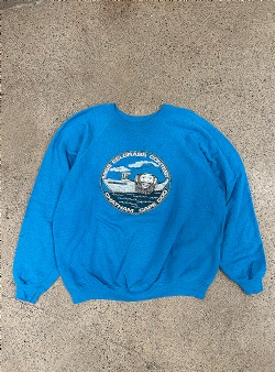 Sportif Vintage Miss Eelgrass Contest crew L?, Turquoise