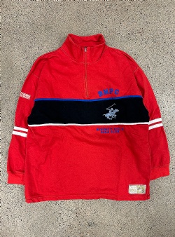 Sportif Vintage Beverly Hills Polo Club quarter zip L, Red