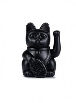 Donkey Neko lucky cat Black