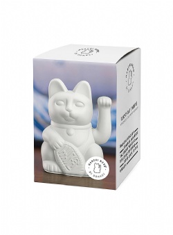 Donkey Neko lucky cat White
