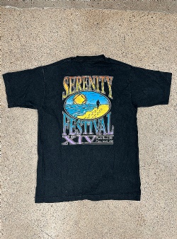 Sportif Vintage Serenity Festival 96 tee L, Black
