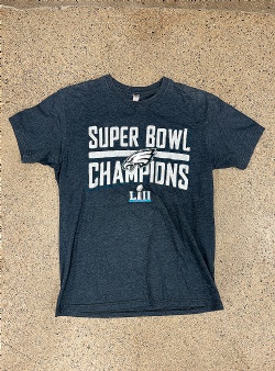 Sportif Vintage Super Bowl Champions tee M, Navy grey melange