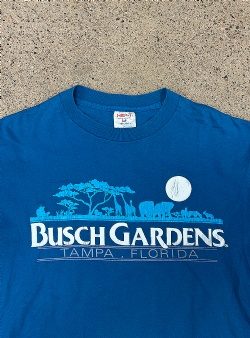 Sportif Vintage Busch Gardens tee L, Blue