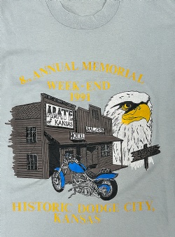 Sportif Vintage Dodge City tee L, Grey