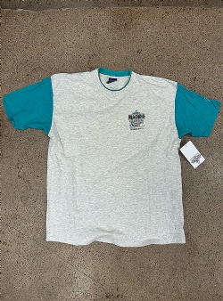 Sportif Vintage NESRA reaching for the top tee XL, Grey Turquoise