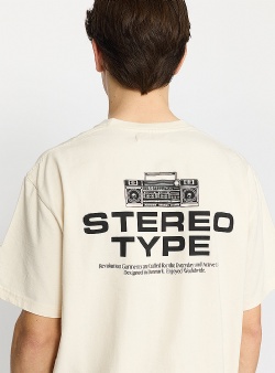 Revolution Ste printed tee Off white