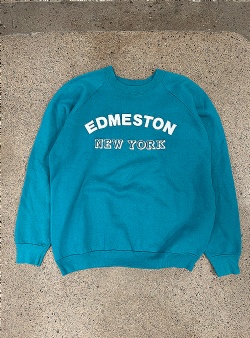 Sportif Vintage Edmeston New York crew XL, Turquoise
