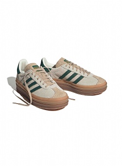 adidas originals Gazelle bold w Cream white collegiate green magic beige