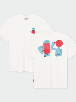 Dedicated Smile cup tee Offwhite
