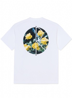 Polar Skate Company M�rtas roses fill logo tee White