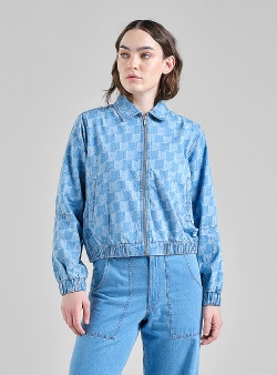 Dedicated Pepita cats Sunna denim jacket