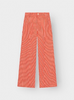 Dedicated Vara workwear pants work stripe