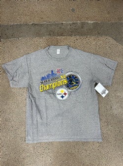 Sportif Vintage Steelers tee L, Grey