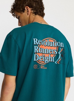 Revolution Run printed tee