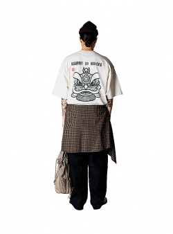 Woodbird Beam lion tee Off white