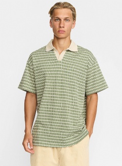 Revolution Jaquard polo shirt Light green