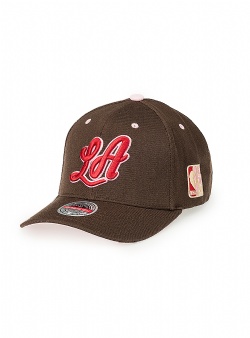 Mitchell and Ness Lakers brown sugar bacon classic red snapback