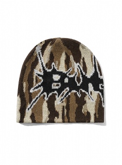 Butter Goods Nail skully beanie Frog camo