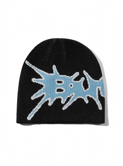 Butter Goods Nail skully beanie Black