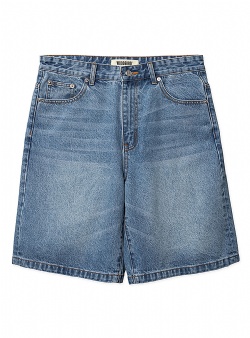 Woodbird Rami orig shorts Blue washed
