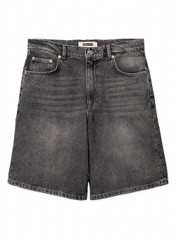 Woodbird Rami grey shorts Washed grey