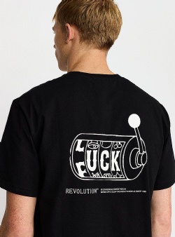 Revolution Fuc printed tee Black