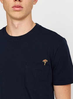 Revolution Piz pocket tee Navy