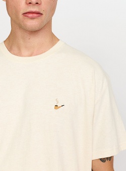 Revolution Pip application tee Offwhite melange