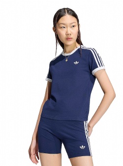adidas originals 3 stripes tee slim