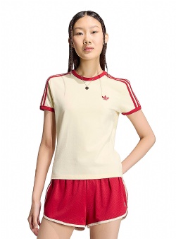 adidas originals 3 stripes tee slim