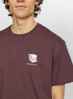 Revolution Tru printed tee Dust purple