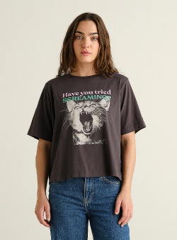Dedicated Screaming cat Vadstena tee