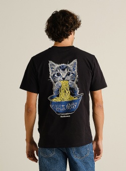 Dedicated Cat and noodles tee