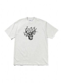 Butter Goods Blaring tee Ash