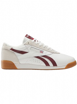 Reebok Freestyle lo Chalk burgundy gum