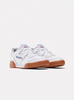 Reebok Workout plus White vector blue red