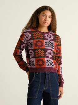 Dedicated Nature check Arendal sweater Multi color