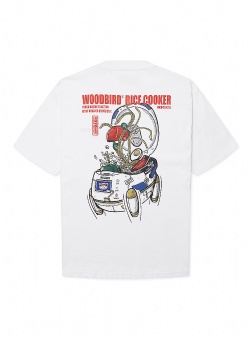 Woodbird Baine cook tee White