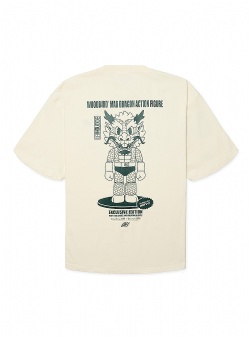Woodbird Beam action tee Off white