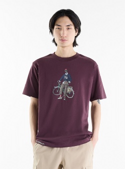 New Balance Varity bike tee Cherry leather
