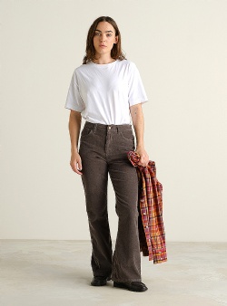 Dedicated Ryda corduroy pants Rock grey