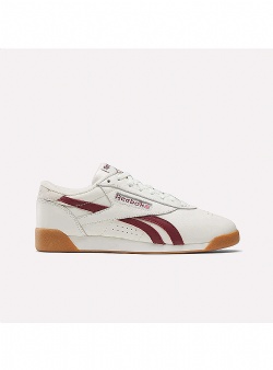 Reebok Freestyle lo Chalk burgundy gum