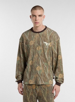 Dickies Braderton waffle long sleeve tee Camouflage