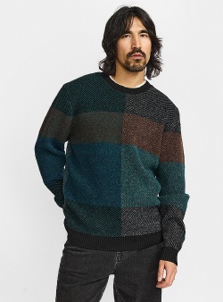Revolution Check knit sweater
