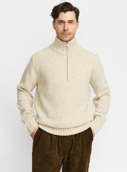 Revolution Half zip wool knit