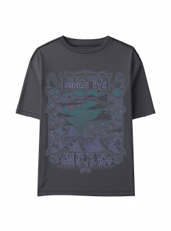 Vans Minds eye oversized tee w Charcoal grey
